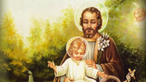 Heiliger Josef mit Jesuskind, Kathspae